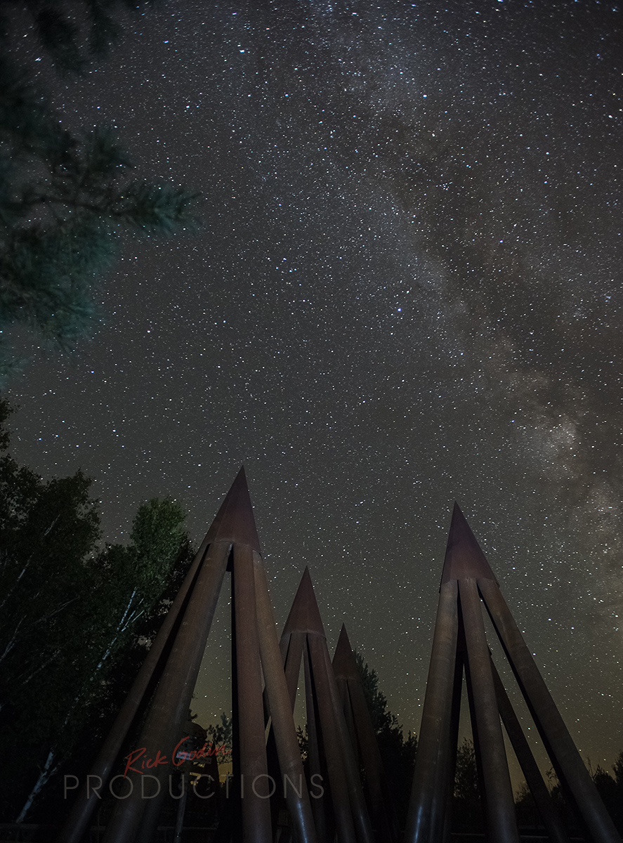 milky way over Wild Walk